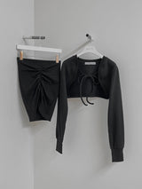 フリースボレロセット/FLEECED BOLERO SET