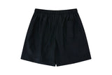 SMILE HALF PANTS (BLACK) (6699087167606)