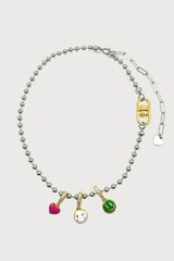 no.219ネックレス / no.219  necklace gold smile astro jinjin pick