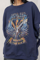  RETRO SWEATSHIRT / NAVY