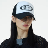 BLACK ATHR TRUCKER CAP