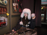 Fox fur hat