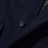 オーバーサイズバルマカーンコート / OVERSIZE BALMACAAN COAT - NAVY