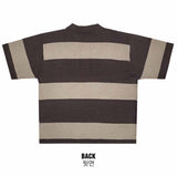 Other Knit Border Short Sleeve T Shirt (3color)