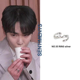 no.33リング / no.33 ring silver (freesize) shinee key pick