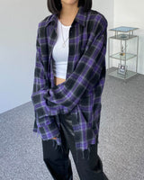カットオーバーチェックシャツ / Cutting over-checkered shirt (6628254056566)