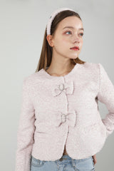アンティックツイードヘアバンド / Antic Tweed HairBand Pink
