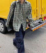 No.0320 needle check SHIRT