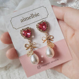 ラブリーレディピアス / Lovely Lady Earring - Rosepink