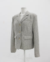 ウォーニーツイードベーシックジャケット / Warney Tweed Basic Jacket (2color)