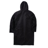ナイロンフードロングパーカー / NYLON HOOD LONG PARKA black