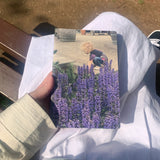 フラワーレザーノート/Flower leather note
