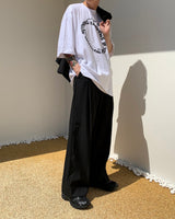 レイヤード ハーフ リング Tシャツ / TN Layered Half Ring T-shirt (3 colors)