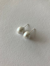 [92.5silver]コットンパールピアス