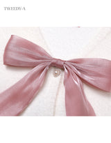 Pong Pong Lovely Ribbon Soft Cardigan IVORY