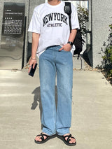 ニューヨークプリントTシャツ / [MADE]NEVERDOWHY NEWYORK PRINTING T-SHIRTS
