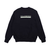 [UNISEX] Knit Back Pullover (Navy) (6655751127158)