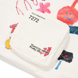 KIRSH X MISAKI KAWAI GRAPHIC BACKPACK [WHITE]