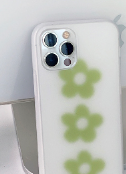 ブラーリングフラワーグリーンフォーンケース / Blurring Flower green Phone Case