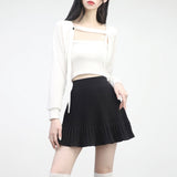 (Set) Syun Knit Button Bolero+Sleeveless