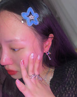 ブルーベイビーファーヘアピン