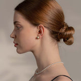 2022パントンストレイタムパールピアス/2022 PANTONE stratum pearl earring (BG)