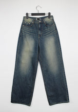 ボヘミアンデニムパンツ / bohemian denim trousers