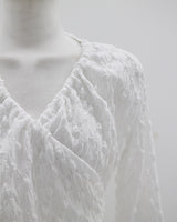 ポイントラップカーディガン / Point wrap cardigan (2color)