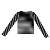 アンバーストライプTシャツ / Amber stripes T-shirts (brown)