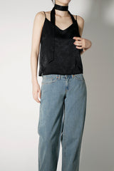 シルクスカーフスリーブレスセット / Silk Scarf sleeveless Set (2color)