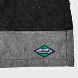 フェンススイングデニムミニスカート / FENCE SWING DENIM MINI SKIRT (BLACK)