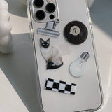 ブラックオブジェクトフォンケース / Black Object Phone Case