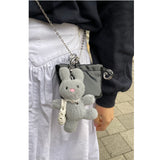 (Bunny Keyring) マイネームイズグレー