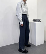 ピンタック ワイド スラックス / SK Pintuck Wide Slacks (3 colors)