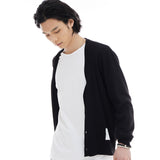 カシミアストラクチャーニッティングカーディガン/CASHMERE STRUCTURE KNITTING CARDIGAN-BLACK