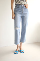 ザチャーリージーンズ / THE CHARLIE JEANS / WIDE STRAIGHT DENIM PANTS