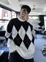 Never roil Overfit Argyle Knit