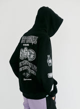 ロゴフーディ / BSR2223FWPO012 BS MULTI LOGO HOODIE BLACK