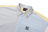 カラーミックスコットンシャツ/COLOR MIXED COTTON SHIRT_NAVY