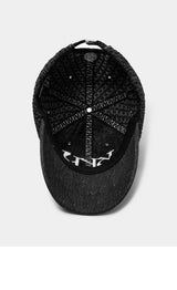 KYR Signature Logo Embossing Denim Ball Cap (Vintage Black)
