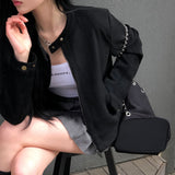 [BELLIDE MADE] クラシックノーカラースエードジャケット