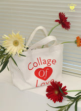 コラージュラブトートバッグ/Collage Of Love Tote Bag