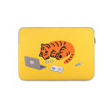 SLEEPY TIGER LAPTOP/TABLET POUCH (6538466558070)