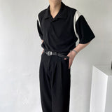BL ショルダーカラーカラーTシャツ / BL Shoulder Color Collar Tee