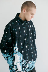 フリースパッディングジャンパー/BSR2223FWJK019 SMBR FLEECE PADDING JUMPER NAVY