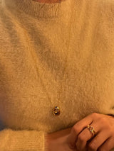 (silver925) Brush long necklace