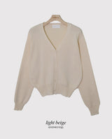 Every V-neck Knit Cardigan (10color)