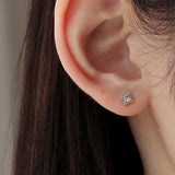 14K gold antique cognac diamond earring (6680480776310)