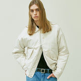 REVERSIBLE CWU-45P FLIGHT BOMBER JACKET CREAM