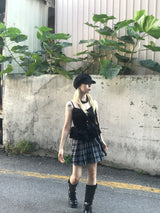 ヴィンテージバックルマドロスハンティングキャップ